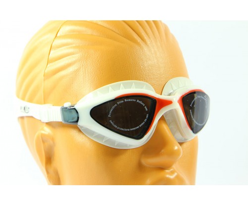 Povit GS20 Yüzücü Gözlüğü Beyaz-Kırmızı